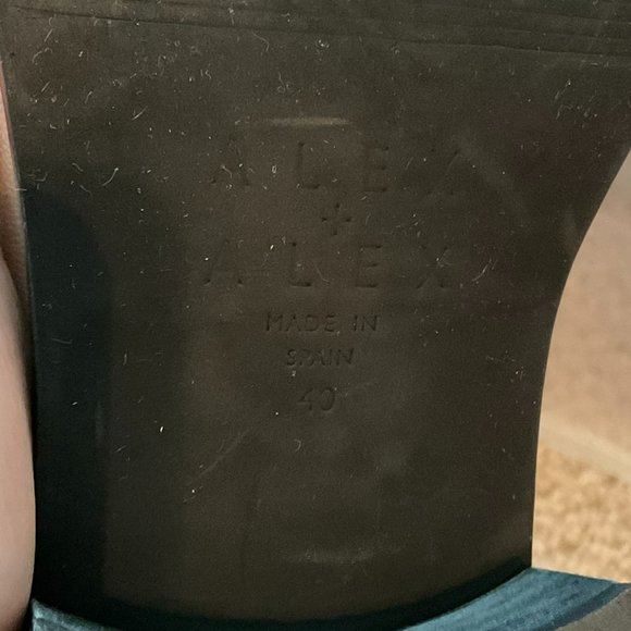 Alex + Alex Women's Size 9.5 EU Size 40 Loafers Pink & Black Shoes Flats Buckle - Picture 11 of 13